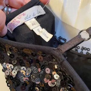 DO+BE Sparkles and sequins!!! Super posh tank perfect for an evening out! Size medium thumbnail 3