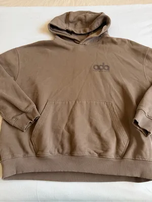 Adanola Performance Oversized Hoodie in Brown thumbnail 3
