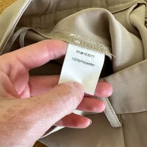Princess Polly - High Waist Wide Leg Pants in Beige thumbnail 4