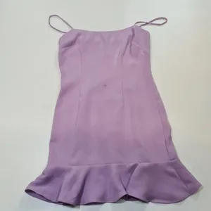 Lovers and Friends Teddy Mini Dress in Lilac Purple XXS thumbnail 1