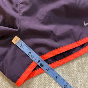 Nike Womens Running Shorts‎ Small Purple White Orange With Liner Active Dri-Fit thumbnail 9
