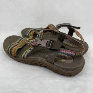 Skechers Outdoor Lifestyle Brown‎ Multicolor Woven Strappy Hiking Sandals est 7 thumbnail 8