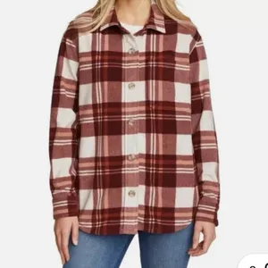 Eddie Bauer Ladies' Microfleece Button-Up Shirt thumbnail 5