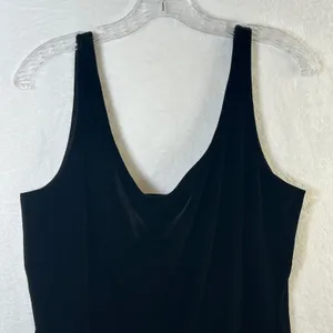 Alex Evenings XL Black Velvet 2 Piece Set Blazer and‎ Tank Top New NWT thumbnail 9