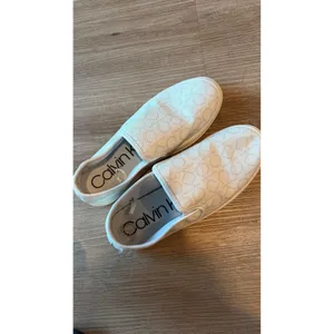 Calvin Klein Marren White Monogram Logo Slip On Sneakers Shoes size 6.5 thumbnail 8