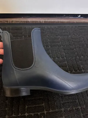 Sam Edelman Navy Chelsea Rain Boots thumbnail 5