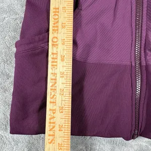 Lululemon In Flux Womens 10 Jacket Regal Plum Purple Reversible Full Zip Hoodie thumbnail 13
