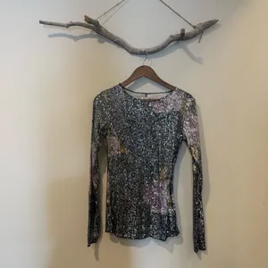 Intimately Free People Gold Rush Floral Sequin Long Sleeve Top thumbnail 6