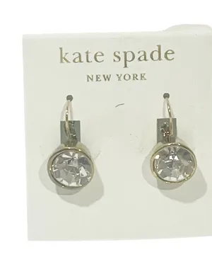 Kate Spade New York Clear/Gold Earrings Jewelry‎ NEW thumbnail 1