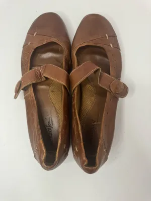Natural Soul By Naturalizer Brown Leather Mary Jane Shoes Size 9.5M thumbnail 3