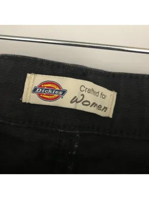 Dickies Womens Black Canvas Carpenter Pants Size 6R Cotton Blend Workwear thumbnail 3