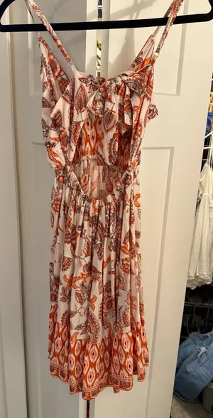 Angie Orange Sundress thumbnail 3