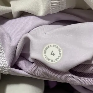 Lululemon Court Rival High Rise Skirt 4 White Purple Skort Tennis Gym Pickleball thumbnail 5