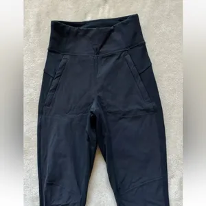 Athleta Womens High Rise‎ Black Leggings Size 0 thumbnail 2