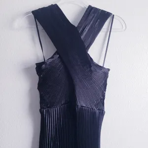 Baltic Born Sandra Pleated Maxi Dress Criss Cross New Without Tags thumbnail 4