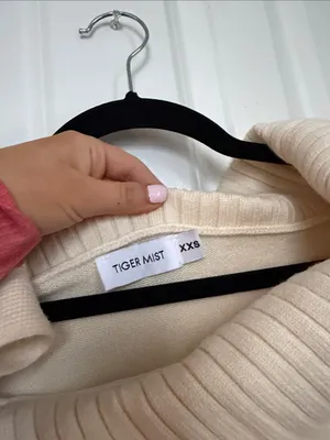 Tiger Mist Off The Shoulder Cream Kiera Sweater thumbnail 5