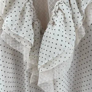 HAH Hot As Hell Dress Size Extra Small Polka Dot Swiss Dots Ruffle Lace Mesh NWT thumbnail 12
