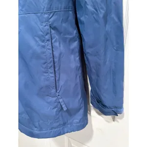 Columbia Womens Small Blue Hooded Rain Jacket Windbreaker Lightweight Coat thumbnail 8