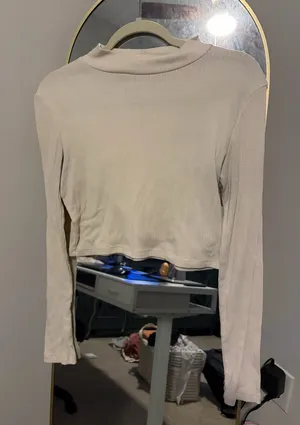Cropped Mockneck Sweater thumbnail 1