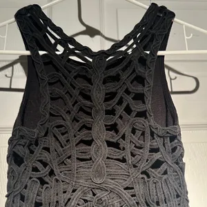 Free People Black Lace Tank Top thumbnail 2