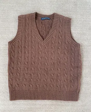 Brandy Melville Brown Sweater Vest thumbnail 1