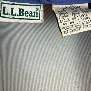 Vintage L.L Bean Pullover Windbreaker Purple Color Block M Purple Size M thumbnail 5