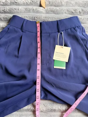 Halara High-Waisted Trouser Pants Size XS Navy Casual Lightweight Coastal Chic thumbnail 6
