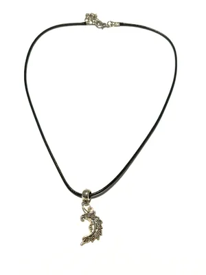 Moon charm Necklace Silver thumbnail 2