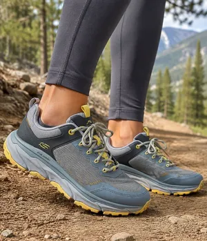 Skechers D’Lux Journey Outdoor Hiking Shoes Women’s US 9 Gray Blue Trail thumbnail 1