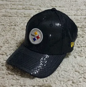New Era Women’s Pittsburgh Steelers Sequin OTC 9Forty Hat thumbnail 1