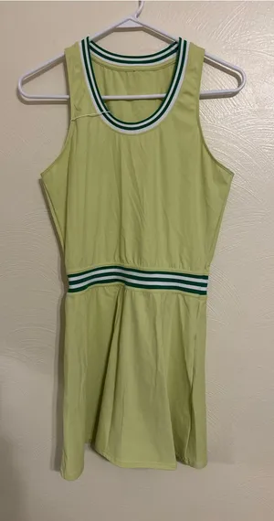 NWT Halara Athletic Tennis Dress Green Size Small thumbnail 1