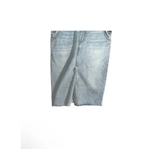NEW Urban Revivo Bib Overalls Women Sz S Blue Denim Adjustable Strap Y2K 90s thumbnail 3