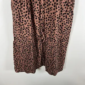 Old Navy NWT‎ Animal Print Linen Blend Mini Dress Women’s Size XS Boho Beach thumbnail 3