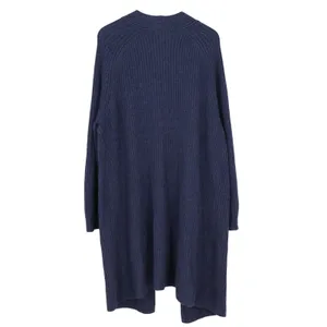 Universal Thread Navy Blue Ribbed Duster Cardigan Sweater Large Open Front thumbnail 6