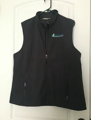 Port Authority Women's Size XXL Vest Zip Up Pockets Black thumbnail 1