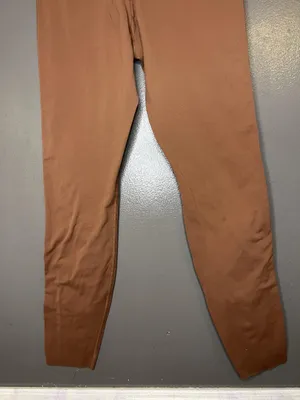 Nike Dri-FIT Leggings Womens Medium Brown High Rise Ankle Yoga Pants CJ4203-275 thumbnail 7