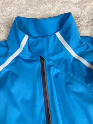 Salomon ClimaWIND Blue Gray Softshell Full Zip Jacket Women’s Medium thumbnail 7