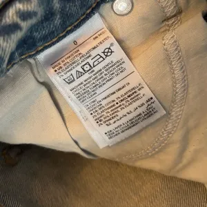 Old navy Denim Jean Blue Skirt 0 raw hem thumbnail 3