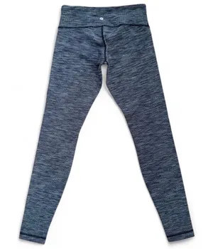 Lululemon y2k gray heathered low rise wunder under knit leggings thumbnail 1