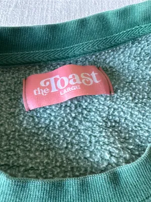 Green Girly ‘Toast’ Crew Neck Sweatshirt - Large thumbnail 9