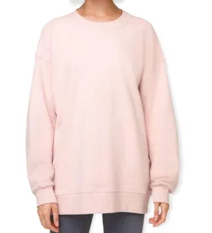 Lululemon Perfectly Oversized Crew Neck Sweater Size 8 / Medium Pink thumbnail 1