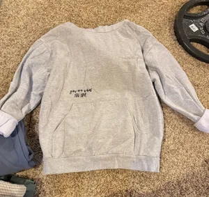 Hoodie Gray Size L thumbnail 1