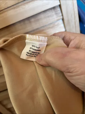 Women's Crewneck Pocket Tank - Tan XL thumbnail 5