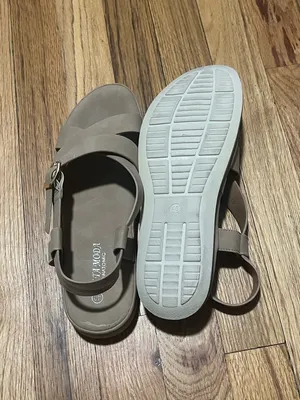 Alta Moda Anatomic Taupe Criss-Cross Slingback Sandals Size 40 (US 9) thumbnail 4