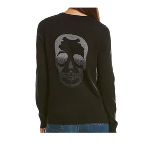 Zadig & Voltaire Miss Skull Degrade Studs Black Crewneck thumbnail 2