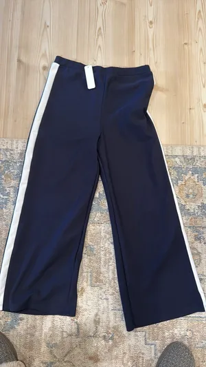 Navy and white shirt and pants set Blue Size L thumbnail 2