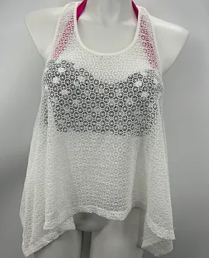 DKNY Jeans racerback swim coverup XL thumbnail 1