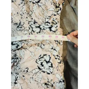 NWT Soirée Women‎ Blouse Short Sleeve Pale Pink Floral Crew Neck Size 1X thumbnail 9