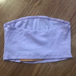 lilac purple ribbed tube top thumbnail 4