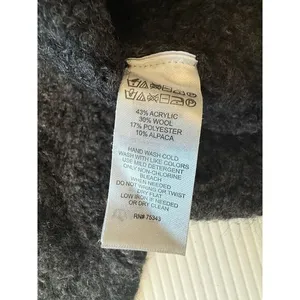 Rachel Zoe Charcoal Gray Wool‎ Blend Long Coat Classic Winter Outerwear size M thumbnail 6